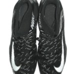 Deon Simon New York Jets Game Worn & Signed Black & White Nike Lunarbeast Elite TD Cleats