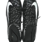 Deon Simon New York Jets Game Worn & Signed Black & White Nike Lunarbeast Elite TD Cleats - Image 3