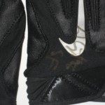 Devon Cajuste Rookie San Francisco 49ers Practice Worn & Signed Black & Silver Nike Superbad 3XL Gloves