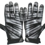 Devon Cajuste Rookie San Francisco 49ers Practice Worn & Signed Black & Silver Nike Superbad 3XL Gloves
