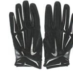Devon Cajuste Rookie San Francisco 49ers Practice Worn & Signed Black & Silver Nike Superbad 3XL Gloves