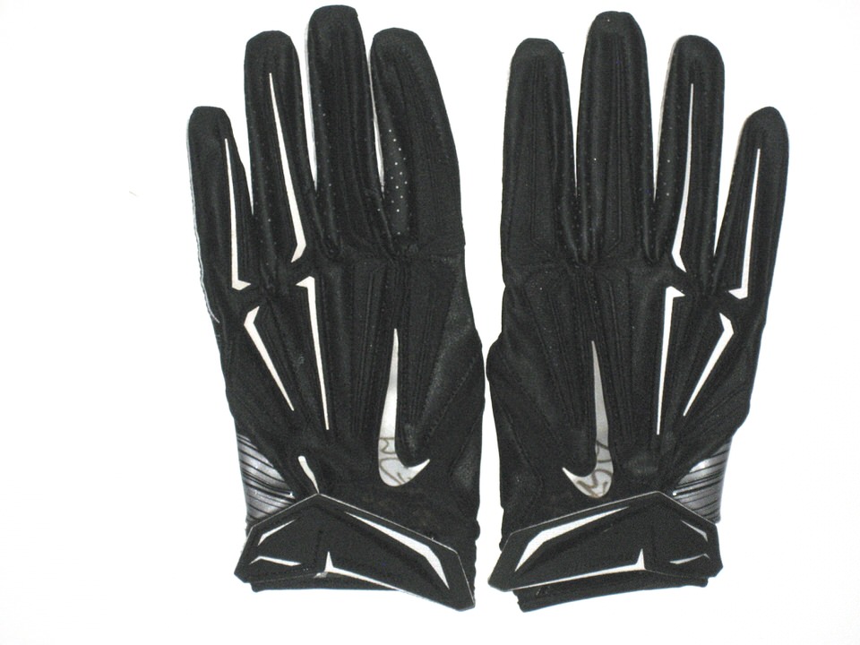 Leve Compadecerse Fortalecer Devon Cajuste San Francisco 49ers Practice Worn & Signed Black & Silver Nike  Superbad Gloves - Big Dawg Possessions