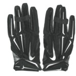 Josh Mauro Arizona Cardinals Game Worn & Signed Black & Silver Nike Superbad XXL Gloves