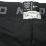 Orleans Darkwa 2016 New York Giants Game Worn & Signed Black Nike Pro Combat XL Shorts
