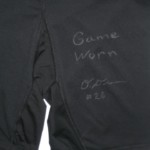 Orleans Darkwa New York Giants Game Worn & Signed Black Nike Pro XL Shorts - Image 2