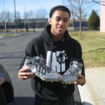Trevin Wade New York Giants Game Worn & Signed Silver & White Nike Huarache Cleats