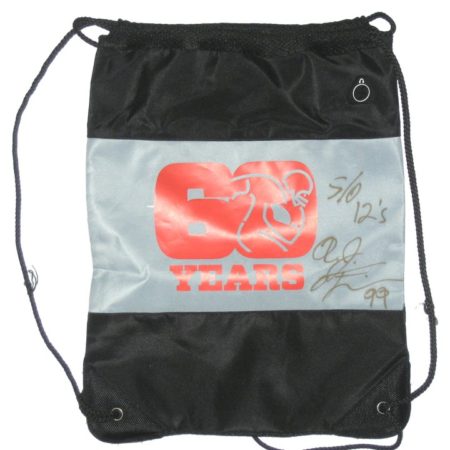 AJ Francis Autographed NFL Players Association 60th Anniversary Drawstring Bag - Given to Francis for making Playoffs with Seattle Seahawks!
