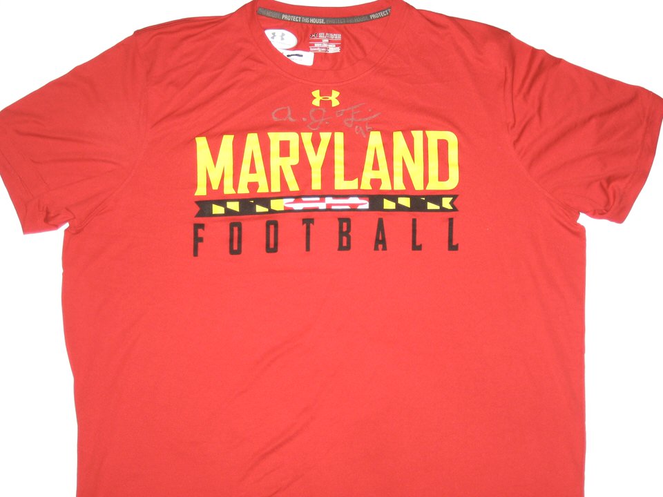 under armour maryland shirt