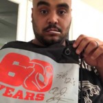 AJ Francis Signed NFL Players Association 60th Anniversary Drawstring Bag - Given to Francis for making Playoffs with Seattle Seahawks! - Image 5