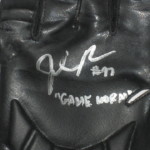 Josh Mauro Arizona Cardinals Game Worn & Signed Black & White Nike Hyperbeast XXL Gloves