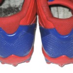 Orleans Darkwa 2016 New York Giants Game Worn & Signed Blue & Red Nike Alpha Pro Cleats - Image 8