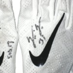 Trevin Wade New York Giants Game Worn & Signed Nike Gloves - Worn In 17-6 Win Vs Detroit Lions on December 18th, 2016 - Image 3