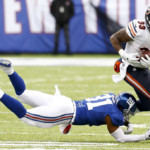 Trevin Wade New York Giants Game Worn & Signed Nike Vapor Gloves - Worn in Win Vs Chicago Bears! - Image 6