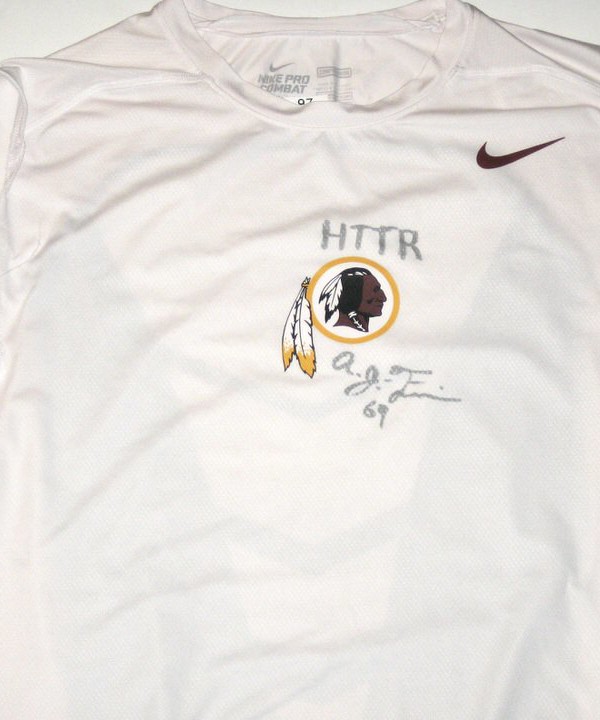 redskins compression shirt