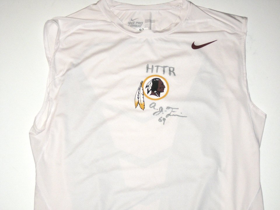 AJ Francis Player Issued & Signed Washington Redskins #97 Nike Pro