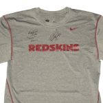 Darrel Young 2014 Practice Worn & Signed Official Washington Redskins #36 Nike Dri-Fit XL Shirt