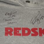 Darrel Young Practice Worn & Signed Washington Redskins #36 Nike Dri-Fit XL Shirt - Image 3