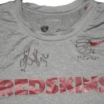Darrel Young 2014 Player Issued & Signed Washington Redskins #36 Nike Dri-Fit XL Shirt