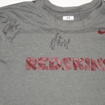 Darrel Young 2014 Player Issued & Signed Washington Redskins #36 Nike Dri-Fit XL Shirt