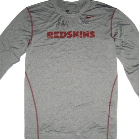 Darrel Young Player Issued Washington Redskins #36 Nike Dri-Fit XL Shirt