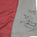 Darrel Young Washington Redskins 2014 Training Worn & Signed Burgundy & Gray Reebok XL Shirt