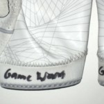 Deon Simon 2016 New York Jets Game Worn & Signed White & Black Nike Superbad 4.0 Gloves