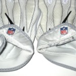 Deon Simon 2016 New York Jets Game Worn & Signed White & Black Nike Superbad 4.0 Gloves