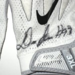 Deon Simon 2016 New York Jets Game Worn & Signed White & Black Nike Superbad 4.0 Gloves - Image 3