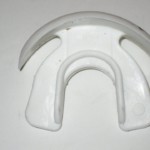 Jay Bromley 2015 New York Giants Game Worn & Signed White Mouthguard - Image 4