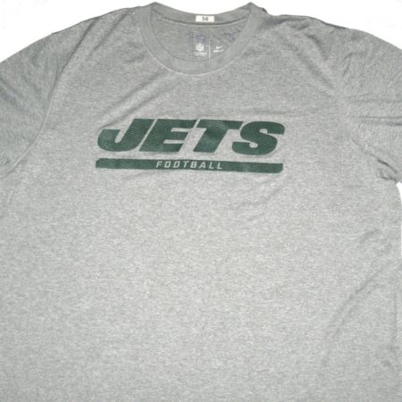 Demario Davis 2013 Training Camp Worn & Signed New York Jets Football #56 Nike Dri-Fit XXL Shirt