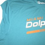 AJ Francis Player Issued Official Aqua & Orange Miami Dolphins Football #69 Nike Dri-Fit 3XL Sleeveless