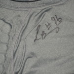 Jay Bromley New York Giants #96 Practice Worn & Signed Gray Nike Pro Combat Hyperstrong Padded Compression XXL Shirt