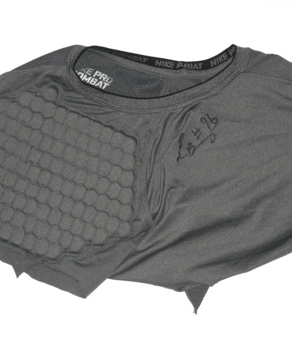 nike pro combat padded football shirt