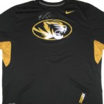 Josh Augusta Player Issued & Signed Black & Gold Missouri Tigers #58 Nike Dri-Fit Shirt