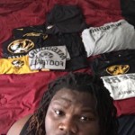 Josh Augusta with Player Issued & Signed Black & Gold Missouri Tigers #58 Nike Dri-Fit Shirt