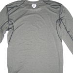 AJ Francis Player Issued Official Gray Miami Dolphins #76 Long Sleeve Nike Dri-Fit 3XL Shirt