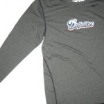 AJ Francis Player Issued Official Gray Miami Dolphins #76 Long Sleeve Nike Dri-Fit 3XL Shirt