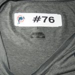 AJ Francis Player Issued Official Miami Dolphins #76 Long Sleeve Nike Dri-Fit 3XL Shirt - Image 4