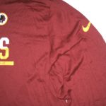 AJ Francis Player Issued Washington Redskins #69 Long Sleeve Nike Dri-Fit 3XL Shirt - Image 3