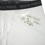 AJ Francis Washington Redskins 2017 OTA's Worn & Signed Nike Pro #69 3XL Shorts