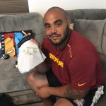 AJ Francis Washington Redskins 2017 OTA's Worn & Signed Nike Pro #69 3XL Shorts