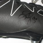 Darrel Young Washington Redskins Game Worn & Signed Gray & Black Under Armour Nitro Cleats