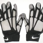 Henry Anderson Indianapolis Colts Rookie Game Worn & Signed White, Gray & Black Nike Gloves
