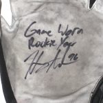 Henry Anderson Indianapolis Colts Rookie Game Worn & Signed White, Gray & Black Nike Gloves