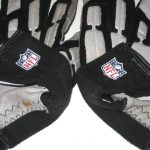 Henry Anderson Indianapolis Colts Rookie Game Worn & Signed White, Gray & Black Nike Gloves