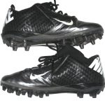 Jamar Chaney Philadelphia Eagles Game Worn & Signed Black & Silver Nike Superbad Pro Cleats