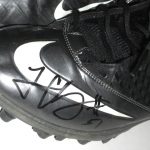 Jamar Chaney Philadelphia Eagles Game Worn & Signed Black & Silver Nike Superbad Pro Cleats - Image 7