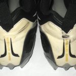 Onrea Jones Arizona Cardinals Game Worn & Signed Black & White Nike Speed Cleats