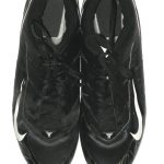 Onrea Jones Arizona Cardinals Game Worn & Signed Black & White Nike Speed Cleats