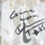 Darren Fells Arizona Cardinals Game Worn & Signed White & Silver Nike Vapor Jet Gloves - Image 3
